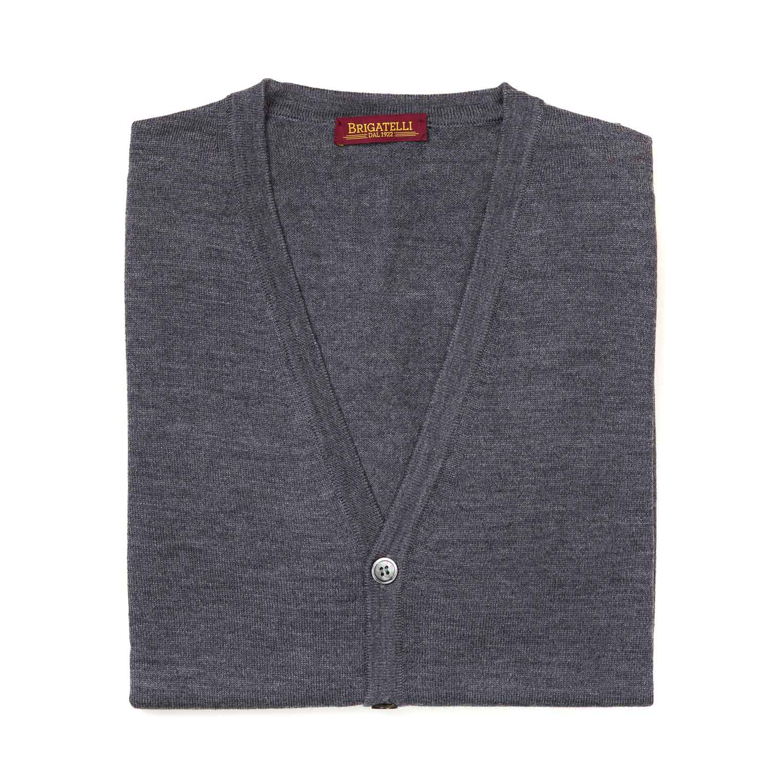 Brigatelli dal 1922 per Michael Jondral: Cardigan aus feinster Merinowolle - 12 Gauge Merino Extrafine